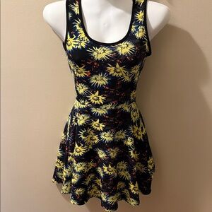 Floral Sleeveless Skater Dress